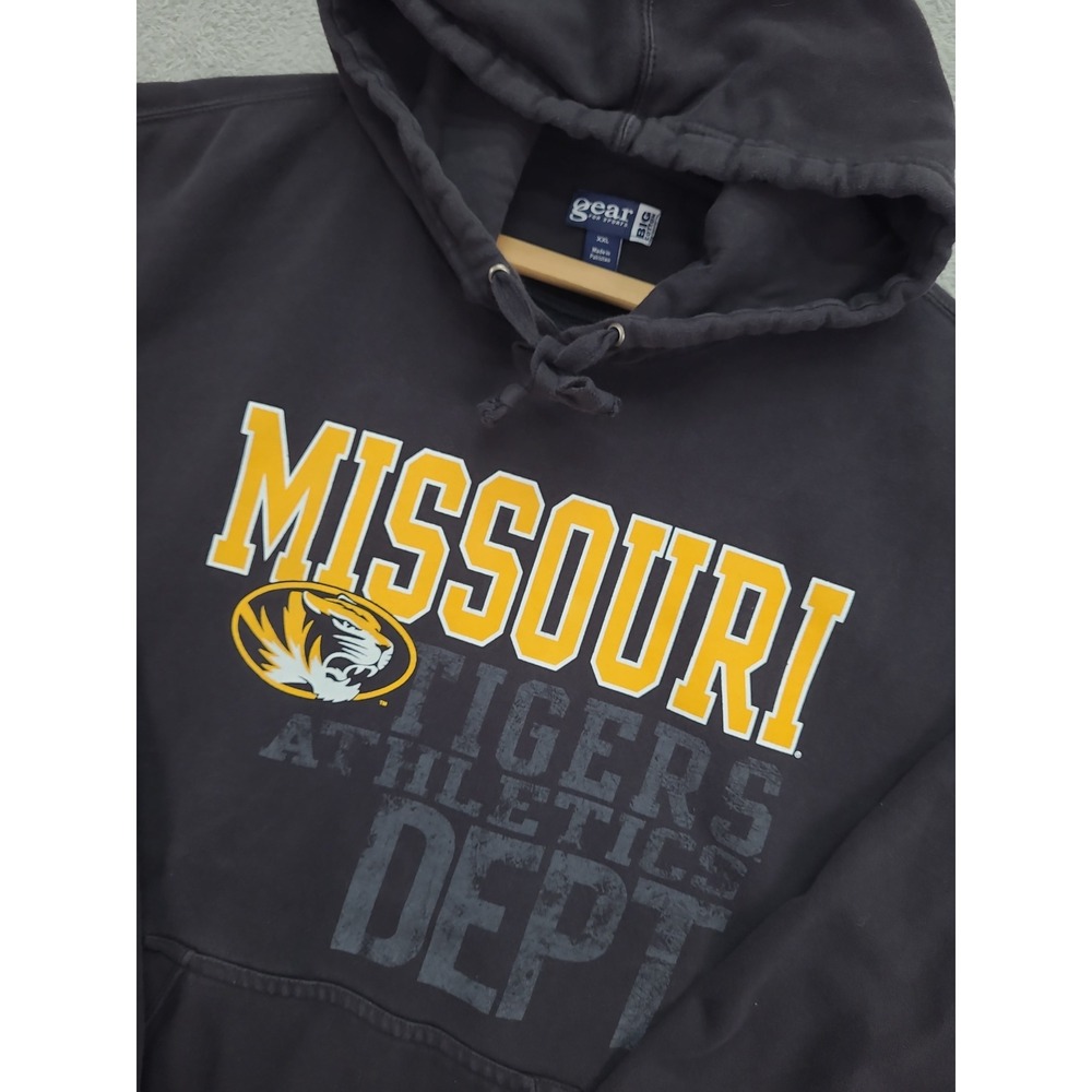 Missouri Tigers NCAA Gear for Sports Hoodie Sweatshirt Mens‎ XXL Pullover